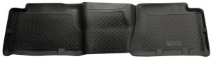 GMC Sierra Floor Mat - Rear - Husky Liners - Black - `04-`06